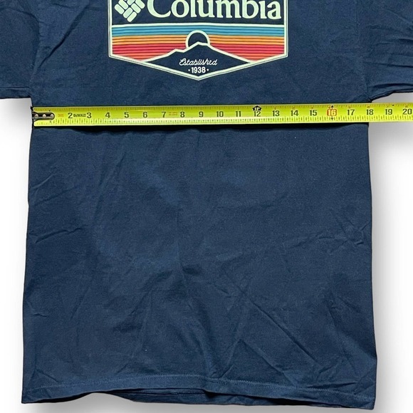 Columbia Men’s Black Logo T-Shirt - Size M - Picture 4 of 6